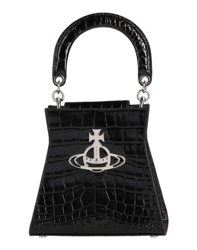 Vivienne Westwood Woman Handbag Black Size - Leather In Black