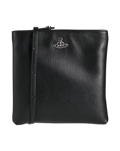 Vivienne Westwood Woman Cross-body Bag Black Size - Textile Fibers In Black