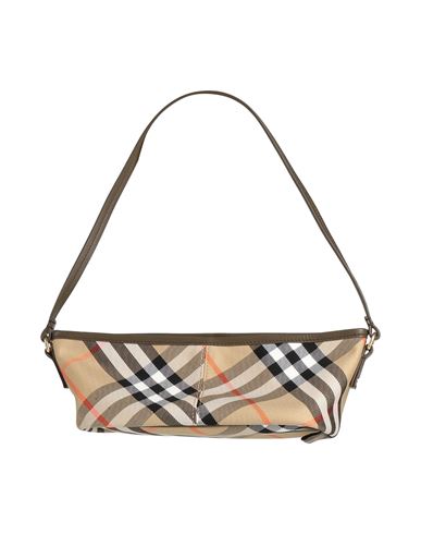 Burberry Woman Handbag Beige Size - Cotton In Sand