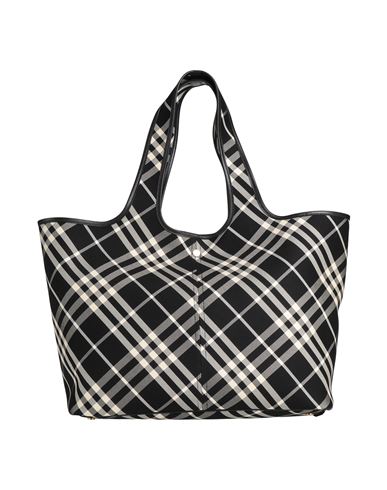 Burberry Woman Handbag Black Size - Cotton