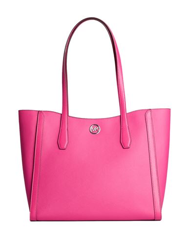 Michael Michael Kors Woman Shoulder Bag Fuchsia Size - Pvc - Polyvinyl Chloride, Polyester In Pink