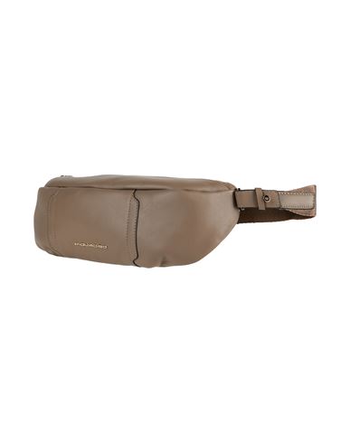 Piquadro Woman Belt Bag Khaki Size - Cow Leather, Eva (ethylene - Vinyl - Acetate), Nylon, Polyester In Brown