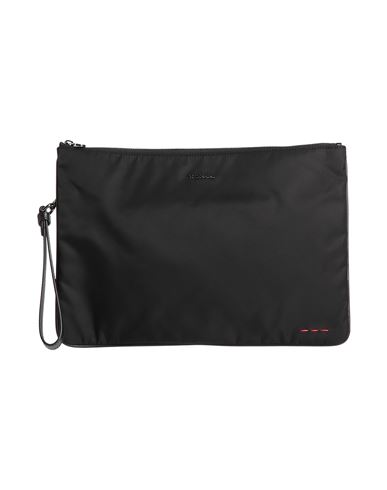 Kiton Man Handbag Black Size - Polyamide, Polyacrylic In Black