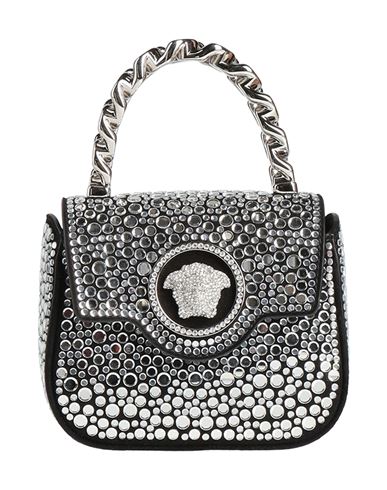 Versace Woman Handbag Silver Size - Goat Skin