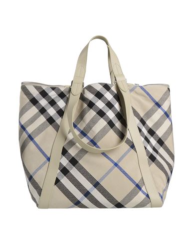 Burberry Woman Shoulder Bag Sand Size - Textile Fibers, Leather In Sand