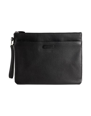 Piquadro Man Handbag Black Size - Leather In Black
