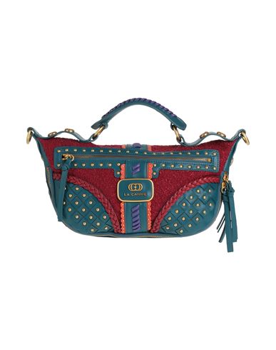 La Carrie Woman Handbag Brick Size - Polyurethane, Textile Fibers In Red