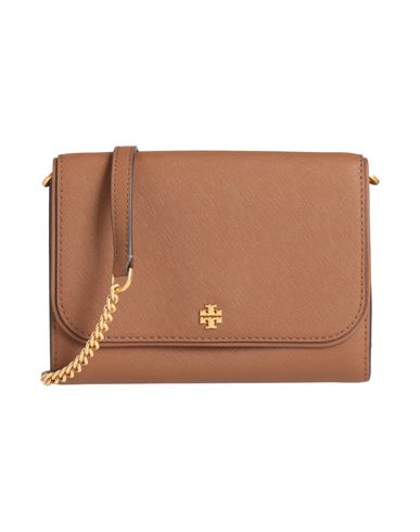 Tory Burch Woman Cross-body Bag Brown Size - Leather