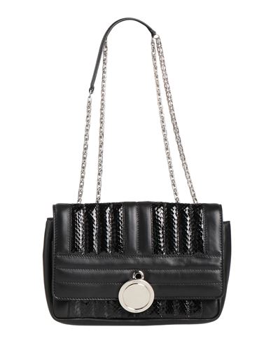 Giambattista Valli Woman Shoulder Bag Black Size - Leather In Black