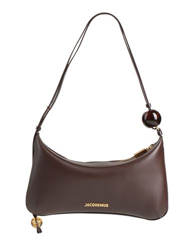 Jacquemus Woman Shoulder Bag Chocolate Brown Size - Leather