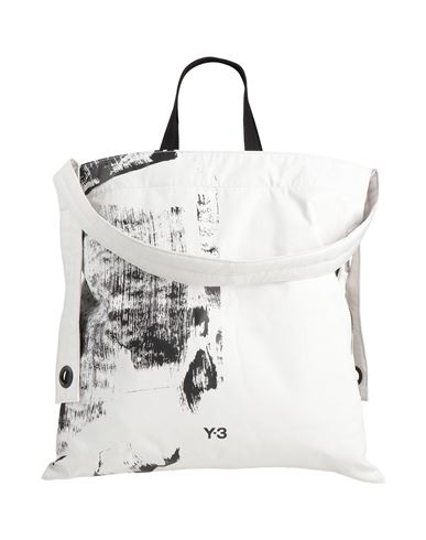 Y-3 Man Handbag Off White Size - Recycled Polyester In White