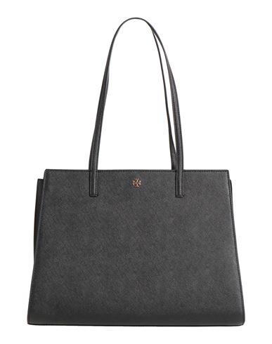 Tory Burch Woman Shoulder Bag Black Size - Textile Fibers In Black