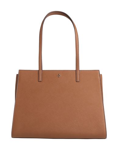 Tory Burch Woman Shoulder Bag Brown Size - Textile Fibers In Brown