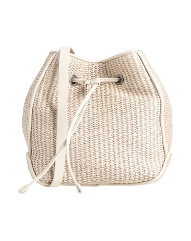 Brunello Cucinelli Woman Cross-body Bag Light Grey Size - Cotton, Polyamide In Gray