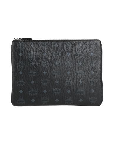 Mcm Clutch In Visetos Original In Black