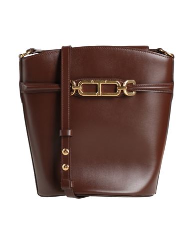 Tom Ford Woman Cross-body Bag Brown Size - Calfskin