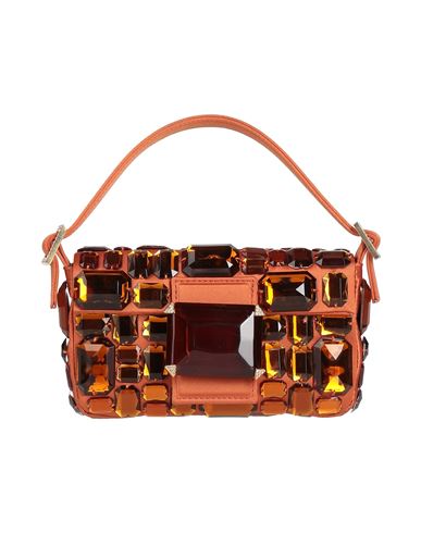 Gedebe Woman Handbag Rust Size - Textile Fibers In Red