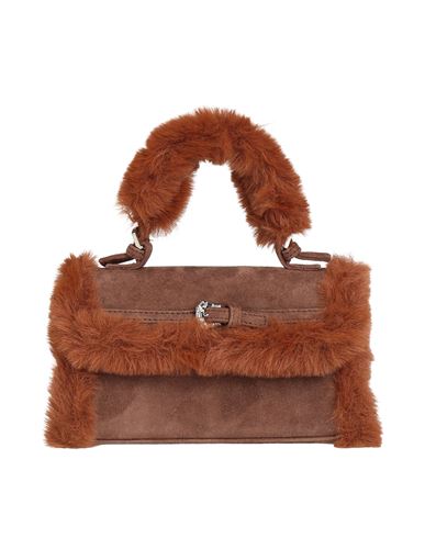 Gedebe Woman Handbag Taupe Size - Leather In Gray