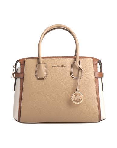 Michael Michael Kors Woman Handbag Camel Size - Polyurethane, Polyester In Sand