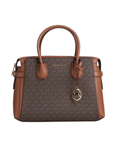 Michael Michael Kors Woman Handbag Dark Brown Size - Pvc - Polyvinyl Chloride, Polyurethane, Polyest In Brown