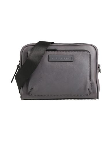 The Bridge Man Cross-body Bag Grey Size - Leather In Gray