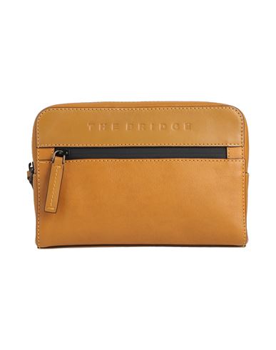 The Bridge Man Handbag Mustard Size - Leather In Yellow