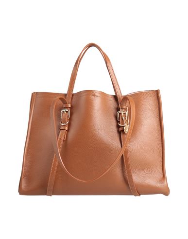 Laura Di Maggio Woman Handbag Tan Size - Leather In Brown