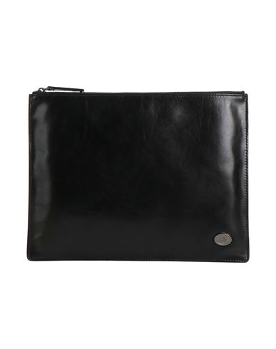 The Bridge Man Handbag Navy Size - Leather In Black