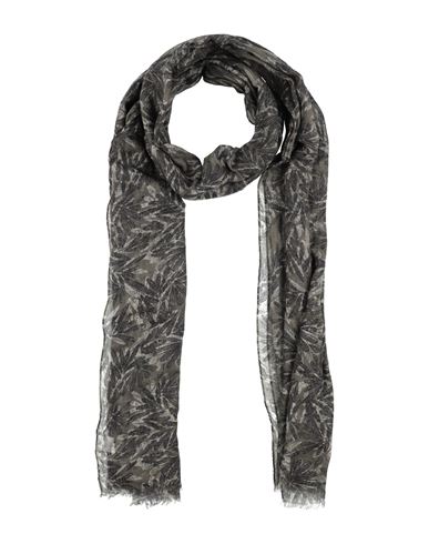 Brunello Cucinelli Woman Scarf Military Green Size - Cashmere In Gray