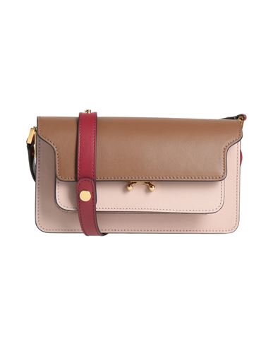 Marni Woman Cross-body Bag Brown Size - Cow Leather In Brown