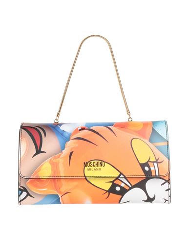 Moschino Couture Woman Handbag Orange Size - Leather In Orange