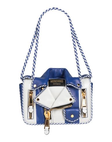 Moschino Couture Woman Handbag Bright Blue Size - Leather In Blue