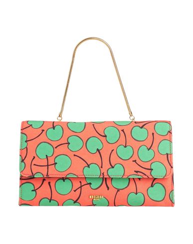 Moschino Couture Woman Handbag Orange Size - Textile Fibers In Orange
