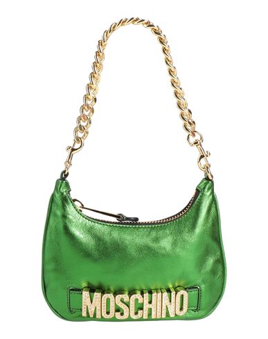 Moschino Couture Woman Handbag Green Size - Leather In Green