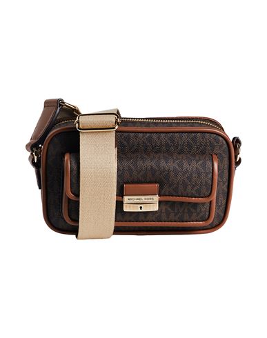 Michael Michael Kors Woman Cross-body Bag Brown Size - Textile Fibers In Brown
