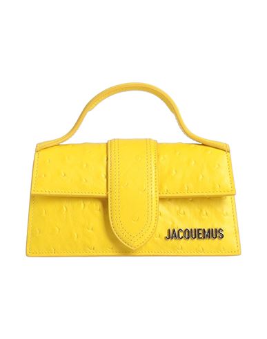 Jacquemus Woman Handbag Yellow Size - Calfskin