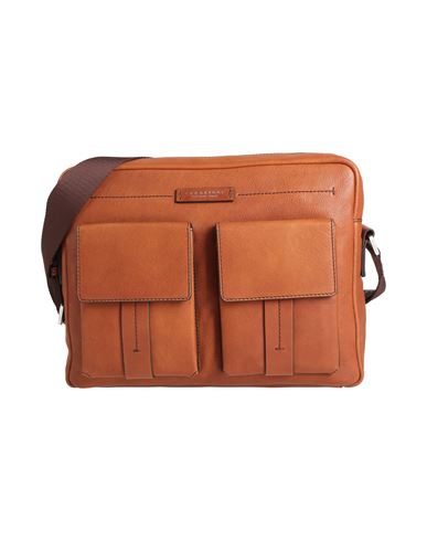 The Bridge Man Cross-body Bag Tan Size - Leather In Brown