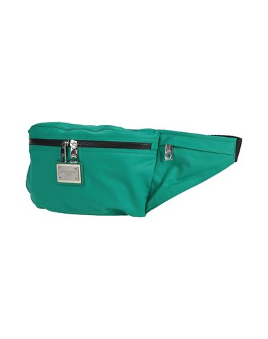 Dolce & Gabbana Man Belt Bag Green Size - Polyamide, Nylon, Calfskin In Green