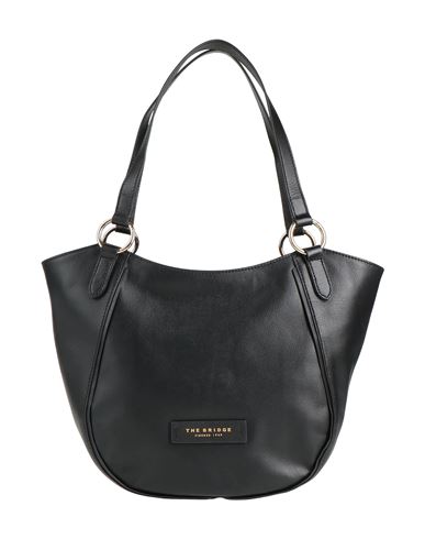 The Bridge Woman Shoulder Bag Black Size - Cow Leather In Black