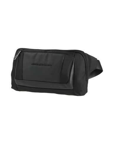 Piquadro Man Belt Bag Black Size - Cow Leather, Eva (ethylene - Vinyl - Acetate), Nylon, Polyester,  In Black