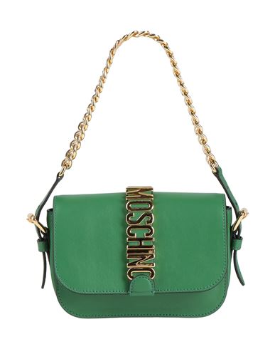 Moschino Couture Woman Handbag Green Size - Leather In Green