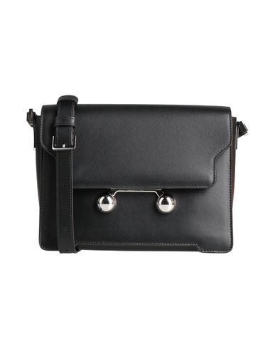 Marni Woman Cross-body Bag Black Size - Cow Leather In Black