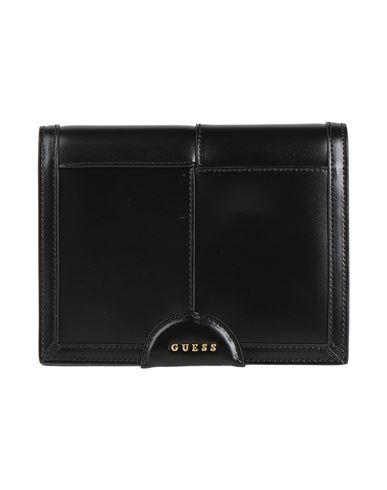 Guess Woman Handbag Black Size - Leather