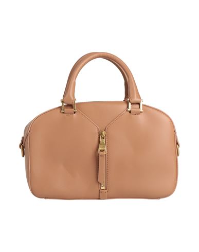 Guess Woman Handbag Camel Size - Leather In Sand