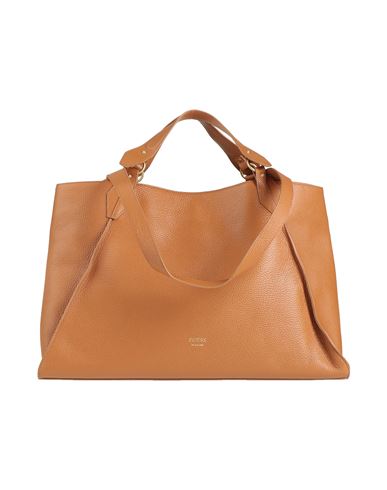Guess Woman Handbag Camel Size - Leather In Sand