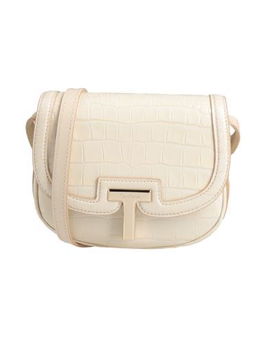 Tom Ford Woman Cross-body Bag Ivory Size - Calfskin In White