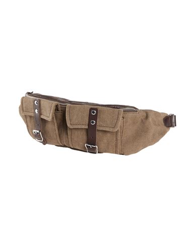 The Bridge Man Belt Bag Chocolate Brown Size - Leather, Textile Fibers In Brown