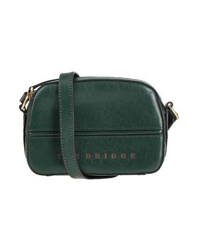 The Bridge Woman Cross-body Bag Dark Green Size - Leather In Green
