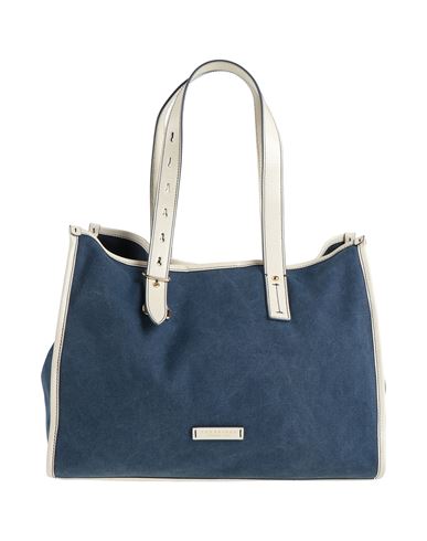 The Bridge Woman Handbag Navy Size - Textile Fibers, Leather In Blue