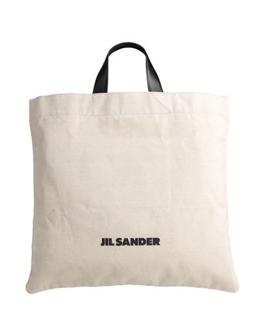 Jil Sander Logo-print Linen Tote Bag In White